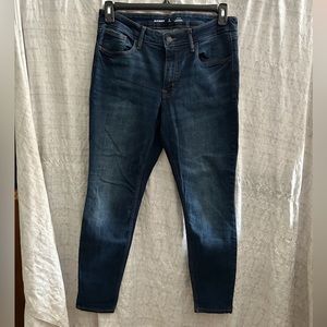 Women’s Old Navy Dark Wash Rockstar Super Skinny Jeans Size 12 Short
